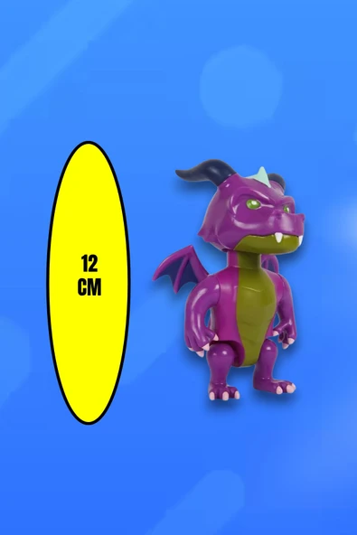 Stumble Guys Dragon Drago Figür 12 cm - 4