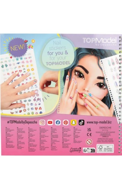 TOPModel Create Your Hand-Design Colouring Book - 6