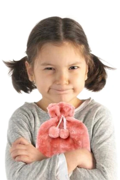 ® 2 Litre Ponponlu Peluş Sıcak Su Torbası - 6