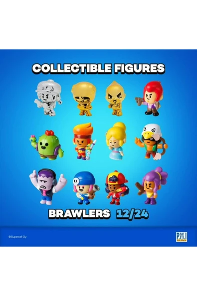Brawl Stars Delüks 12 Li Figür Seti 5 cm Model 2 - 3
