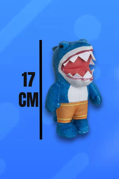 Stumble Guys Megaladon Peluş 17 Cm - 4