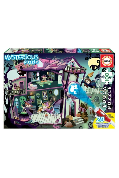 Puzzle 100 Parça Gizemli Perili Ev 18611