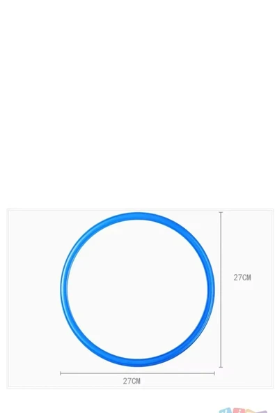 Seksek Aktivite Halkaları 10'Lu (Duyusal Eğitim Çemberleri Atlama Seti) - 6