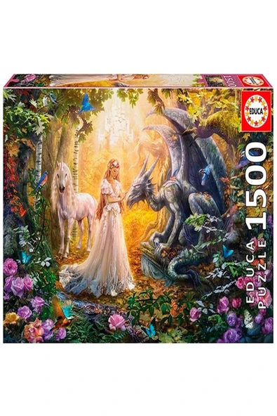 1500 Parça Dragonpr & Unicorn Puzzle 17696