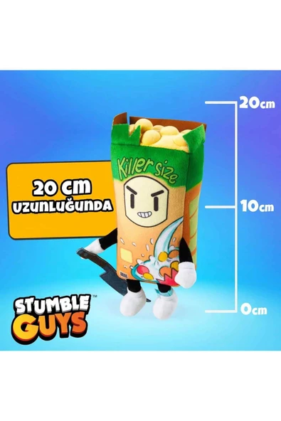 Stumble Guys Peluş 20 cm - Cereal Killer - 3