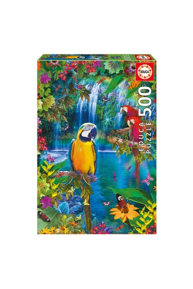 Puzzle 500 Parça Bird Tropical Land 15512