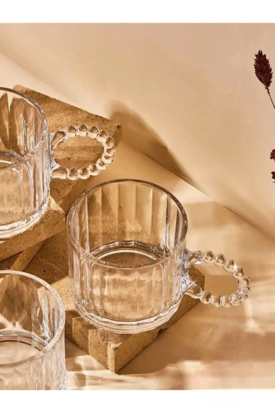 3'lü Set 1 Adet Cam Demlik 1000 ml - 2 Fincan 250 ml Takım / Model 1 - 5