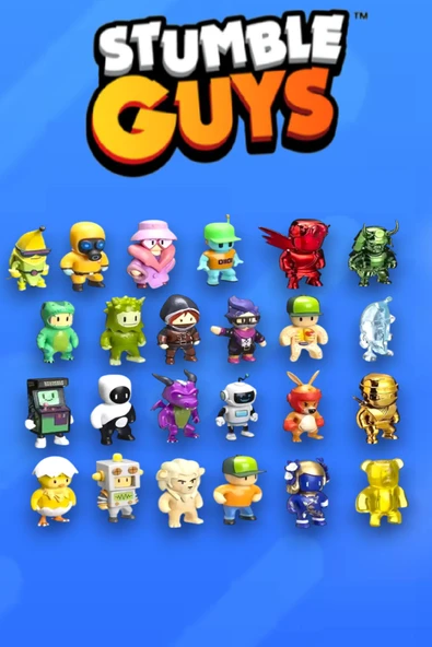 Stumble Guys Sürpriz Şapka 2'li Paket - 3