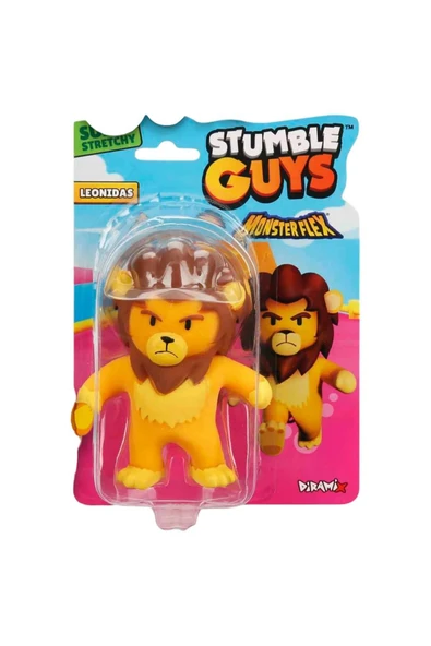 4'lü Stumble Guys Stretch Figür - T-REX - LEODINAS - BOXING ROO - SUPER GAL - 2