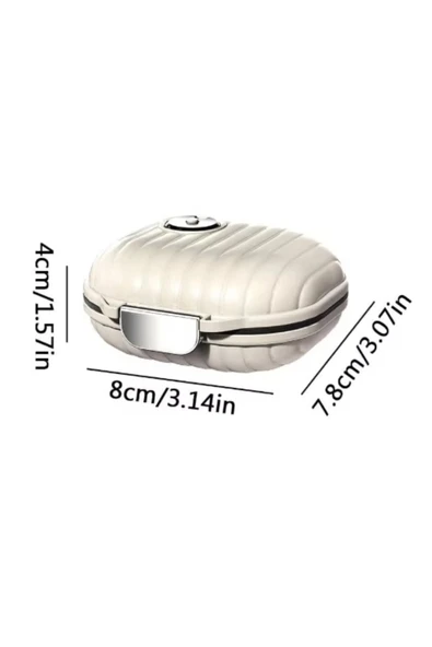 Mini Taşınabilir İlaç Kutusu 7 gün Bölmeli Küçük İlaç Kutusu - 5