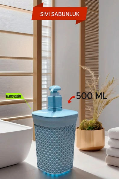 Sıvı Sabunluk Banyo Tuvalet El Yıkama Mutfak Deterjanlık - 5