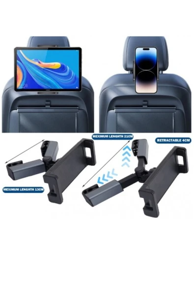 Koltuk Arkası 360 ° Ayarlanabilir Tablet Telefon Tutucu - 4