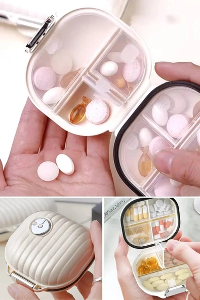 2'li Set Taşınabilir İlaç Kutusu - 6