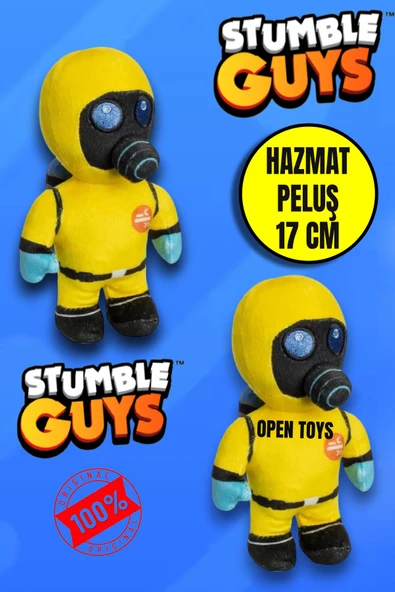 Stumble Guys Hazmat Peluş 17 Cm