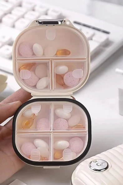 2'li Set Taşınabilir İlaç Kutusu - 4