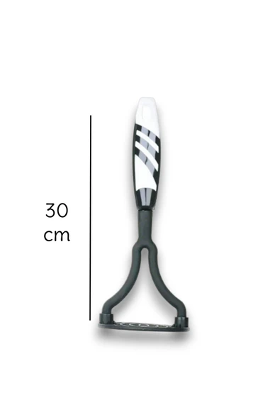 1 Adet Beyaz Yanmaz Yapışmaz 220 ° Dayanıklı Teflon Patates Ezici - 2