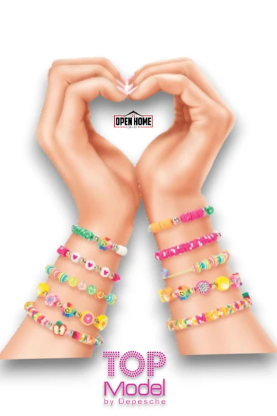 Top Model Bileklik Yapma Seti-Kendin Yap - 20 Farklı Boncuk Türü, Bileklik veya Zincir Yap - 3