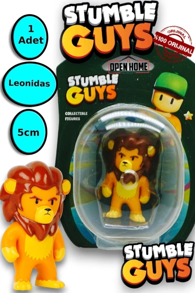 Stumble Guys 5 cm Tekli Figür - Leonidas 1 ADET