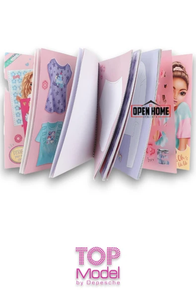 Top Model Tişört Tasarım Defteri - 4