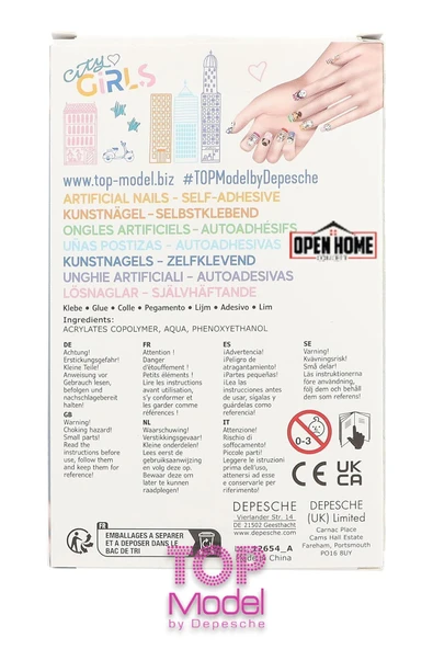 Top Model Şehir Kızları Yapay Takma Tırnaklar - 5
