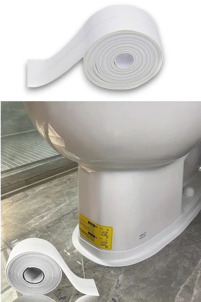 Su Sızdırmaz Lavabo Kenar Bandı (3.2m) Beyaz - 6