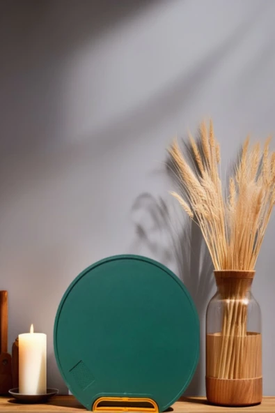 1 Adet Yeşil Mutfak Sebze Meyve Et Balık Ekmek Doğrama Kesme Tahtası Standlı Kesim Panosu - 4