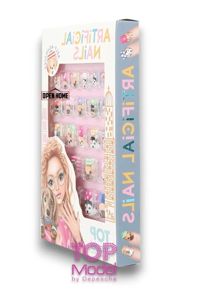 Top Model Şehir Kızları Yapay Takma Tırnaklar - 4