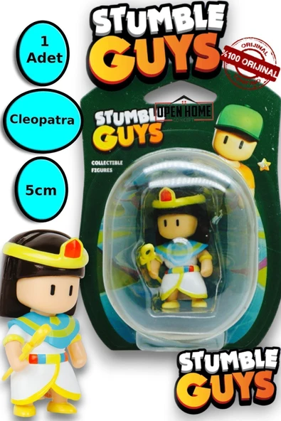 Stumble Guys 5 cm Tekli Figür - Cleopatra 1 ADET