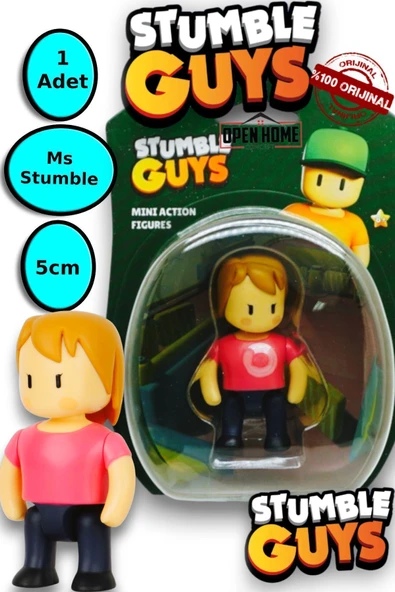 Stumble Guys 5 cm Tekli Figür  - Ms Stumble 1 ADET ürün görseli 1