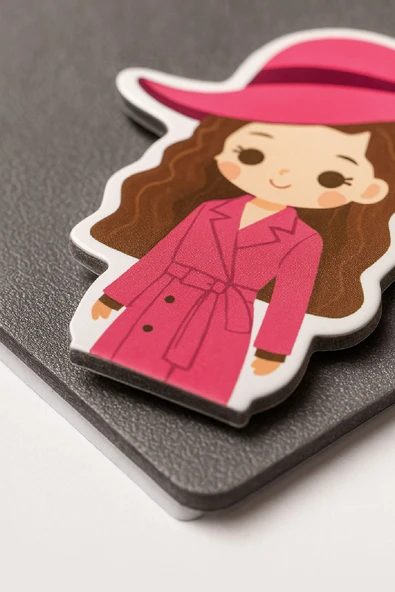 Manyetik Parçalı Eğitici Eğlendirici Kız Giydirme Kombin Yapma Aktivite Oyun Seti - 72 Parça - 6