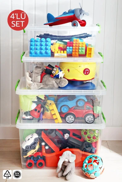 4'Lü Set Elite Line Çok Amaçlı Depolama ve Düzenleme Seti - Resim 2