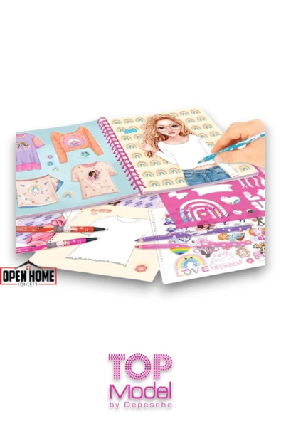 Top Model Tişört Tasarım Defteri - 5