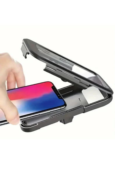 360 ° Dönebilir Su Geçirmez Telefon Tutacağı Motosiklet, Bisiklet,  Atv  Koluna Takılabilen - 7