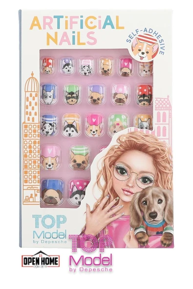 Top Model Şehir Kızları Yapay Takma Tırnaklar - 2