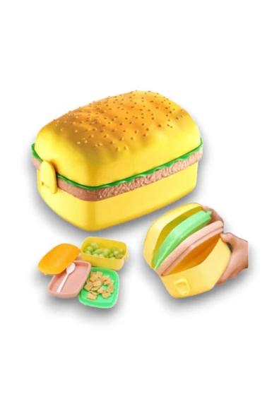 Dikdörtgen Hamburger Beslenme Kabı - 2