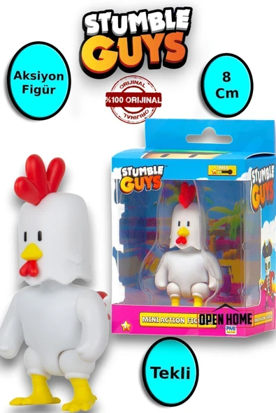 Stumble Guys 8 Cm Aksiyon Figür - Chicken 1 Adet ürün görseli 1