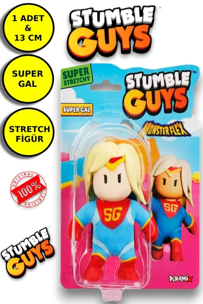 Stumble Guys Stretch Figür - Super Gal