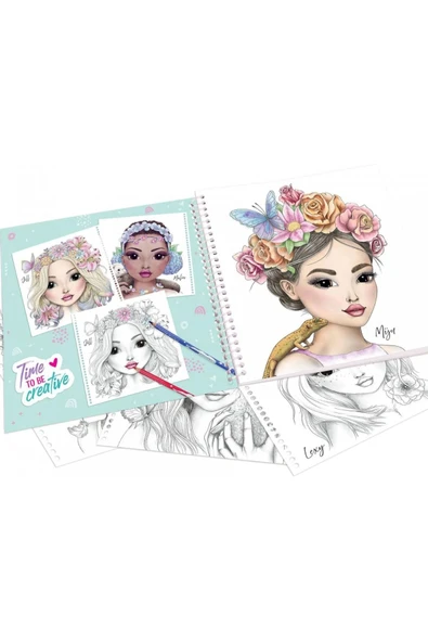 Sac Tasarım Boyama Kitabı 041246b_a - 2