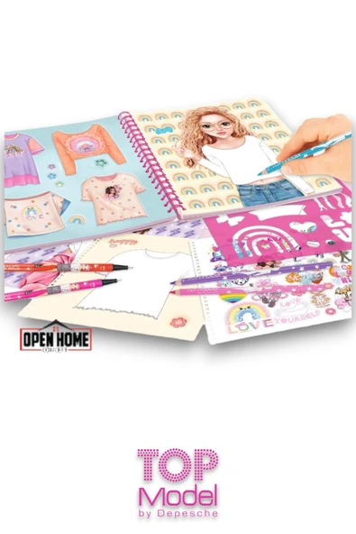 Top Model Tişört Tasarım Defteri - 2