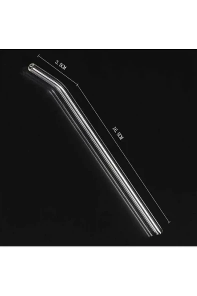 6'lı Sıcak Soğuk İçecekler İçin Cam Pipet - 8