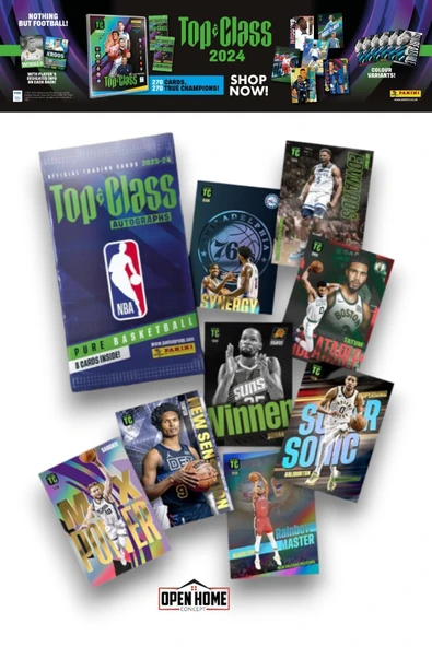 Panini Nba Top Class 2024 Koleksiyonluk Basketbolcu Kartları + 8 Paket (64 Adet Kart) - 2
