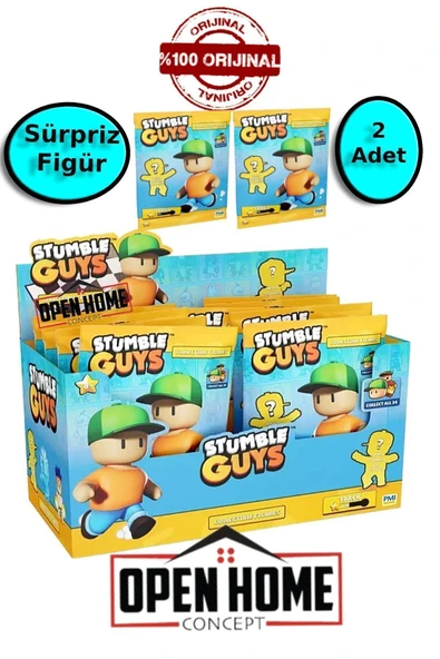 Stumble Guys Sürpriz Paket  - 2  Adet - 5 Cm - 2