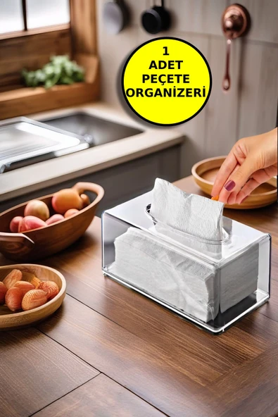 Clear Peçete Organizeri