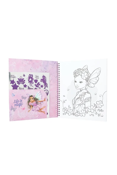 Topmodel Peri ve Masal Hayvanları Boyama Kitabı - 3