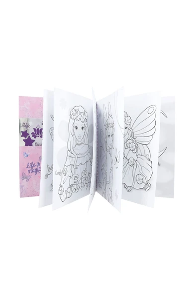 Topmodel Peri ve Masal Hayvanları Boyama Kitabı - 4