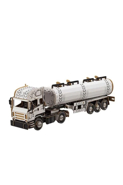Fuel Truck 3D Boyanabilir Maket Fl6024 - 2