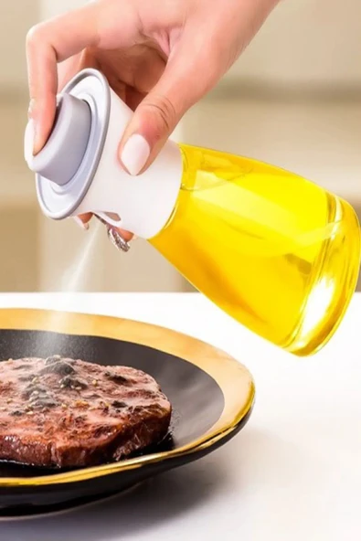 Cam Şişeli Spreyli 220 Ml Yağdanlık Sosluk Çok Amaçlı Sirkelik - 2