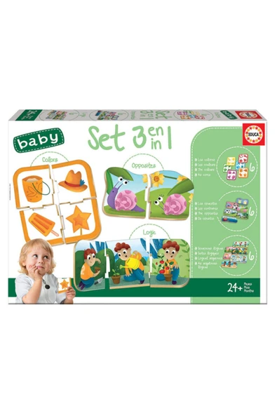 Puzzle 3 In 1 Baby Set 18123