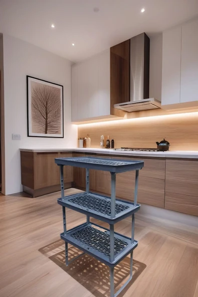 3'lü Raf Yükseltici- Dolap Içi Düzenleyici Antrasit - 4