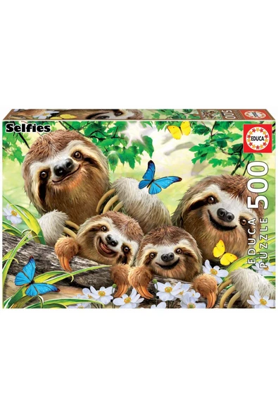 500 Parça Tembel Aile Selfiesi 18450 - 2